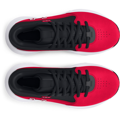 Big Kids' Under Armour Lockdown 7 Basketball Shoes "Red Black White"