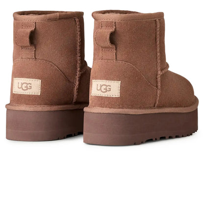 UGG Classic Mini Platform Girls Brown Boots